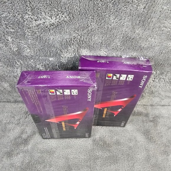 Sony Blank VHS Tapes (lot of 2) 8 hours EP Standard Grade T-160 High durability - Picture 4 of 12